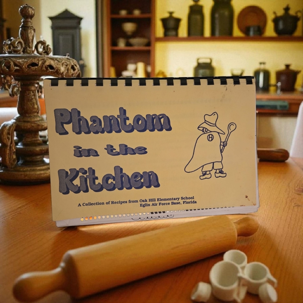 Phantom in the Kitchen Recipe Book Eglin Air Force Base Florida 1991-92
